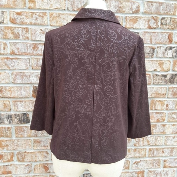 NWT Requirements Floral A-Line Blazer - Picture 2 of 5